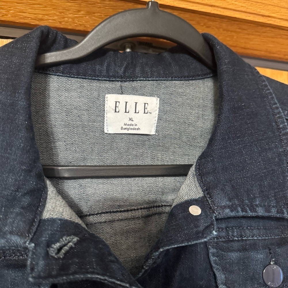 Elle Women's Dark Blue Denim Jacket - Picture 3 of 4